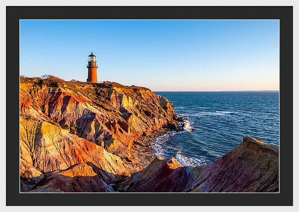 Gay Head Light At Sunset