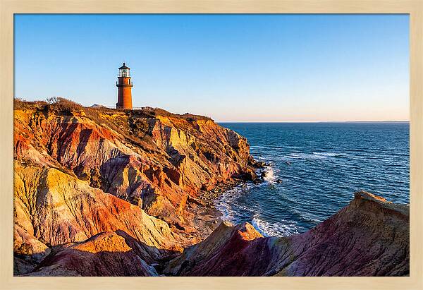 Gay Head Light At Sunset