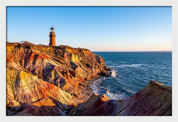 Gay Head Light At Sunset
