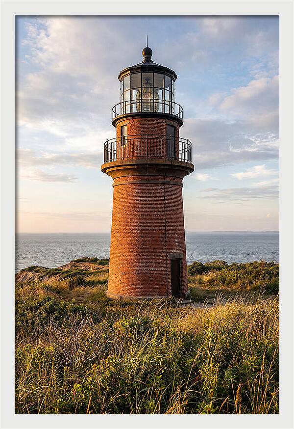 Gay Head Lighthouse At Sunset