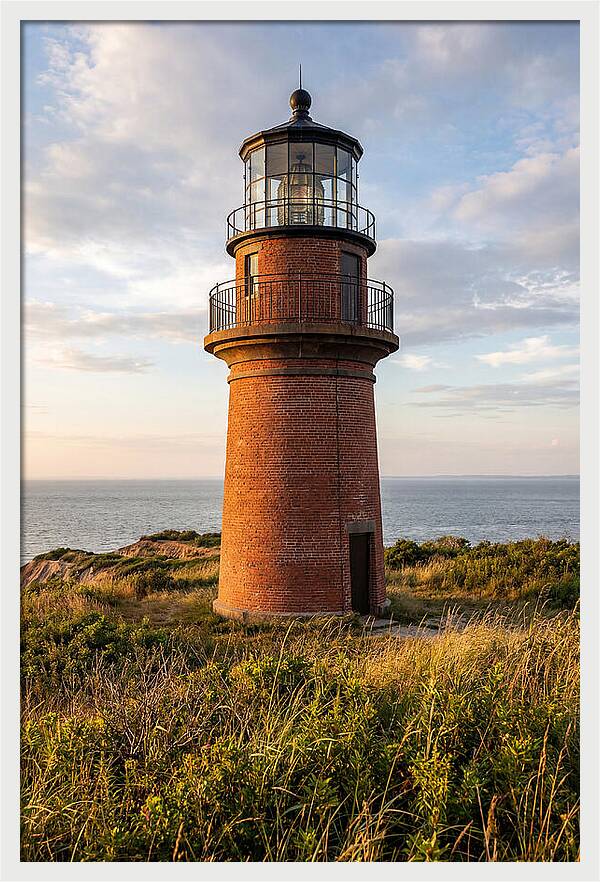 Gay Head Lighthouse At Sunset