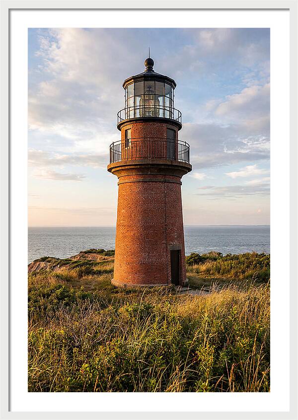 Gay Head Lighthouse At Sunset