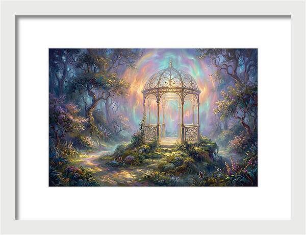 Gazebo In Enchanted Forest