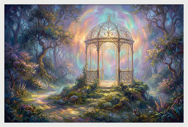 Gazebo In Enchanted Forest