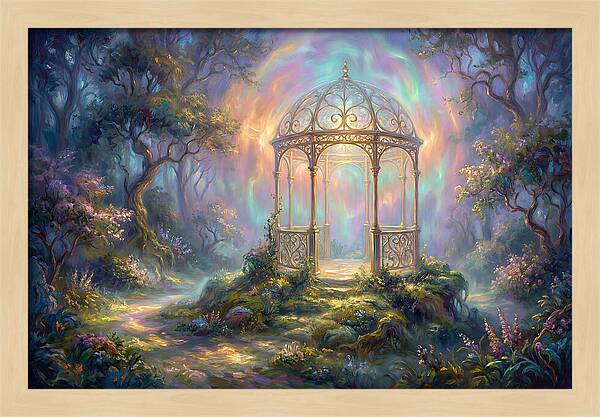 Gazebo In Enchanted Forest
