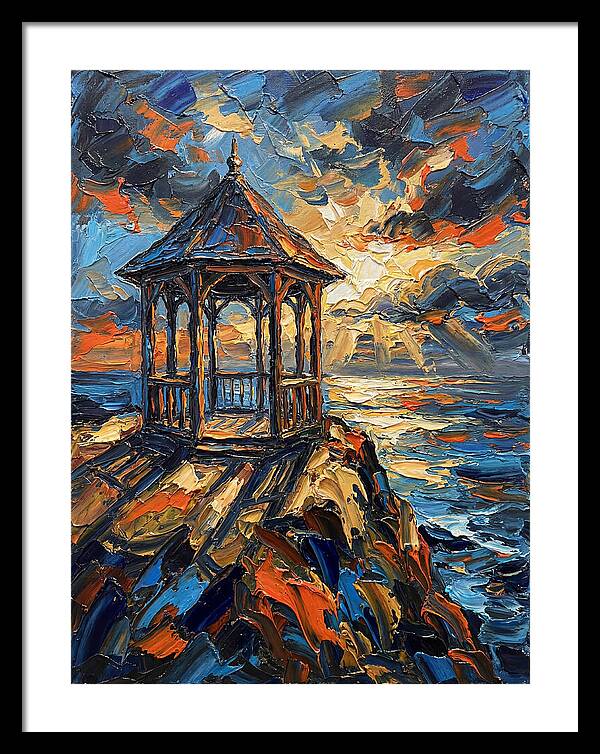 Gazebo Overlooking The Sea