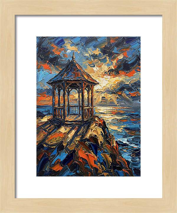 Gazebo Overlooking The Sea