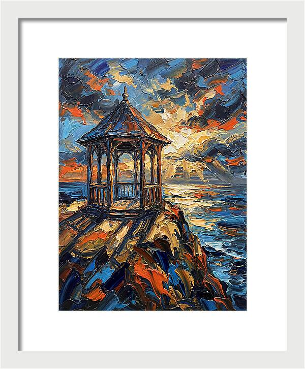 Gazebo Overlooking The Sea
