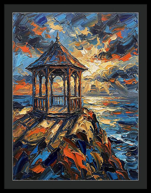 Gazebo Overlooking The Sea