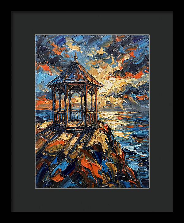 Gazebo Overlooking The Sea