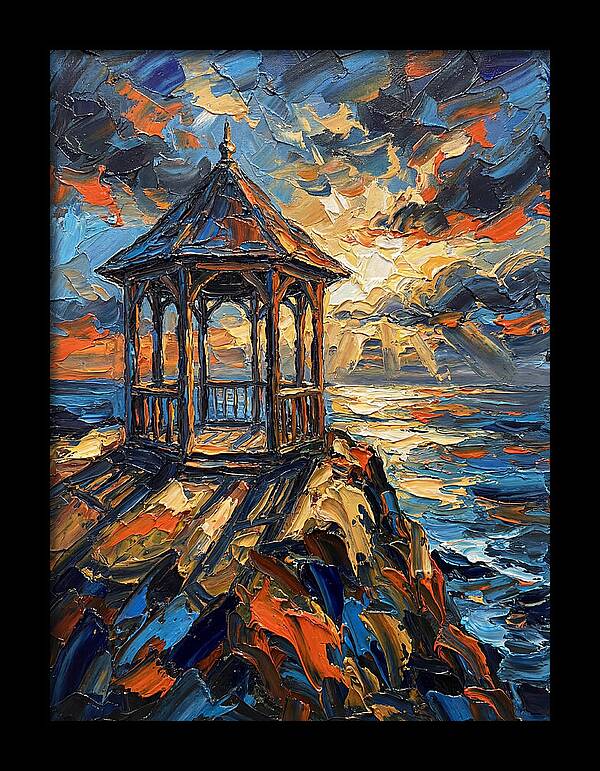 Gazebo Overlooking The Sea
