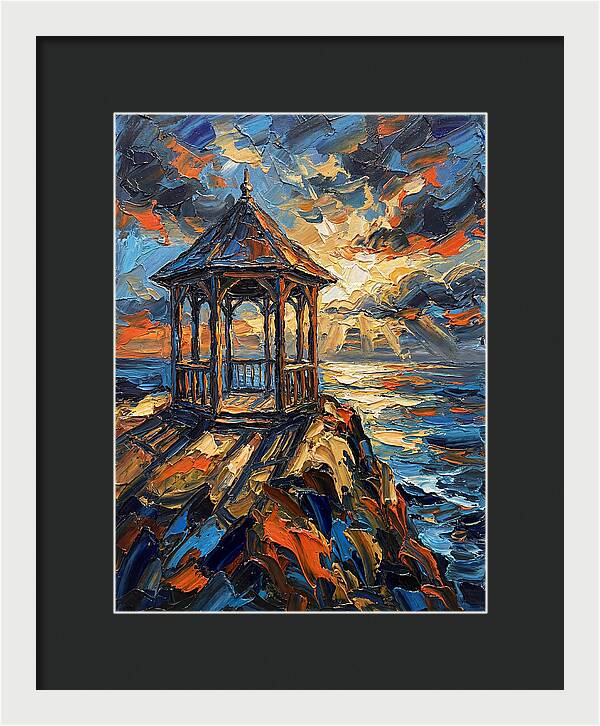 Gazebo Overlooking The Sea