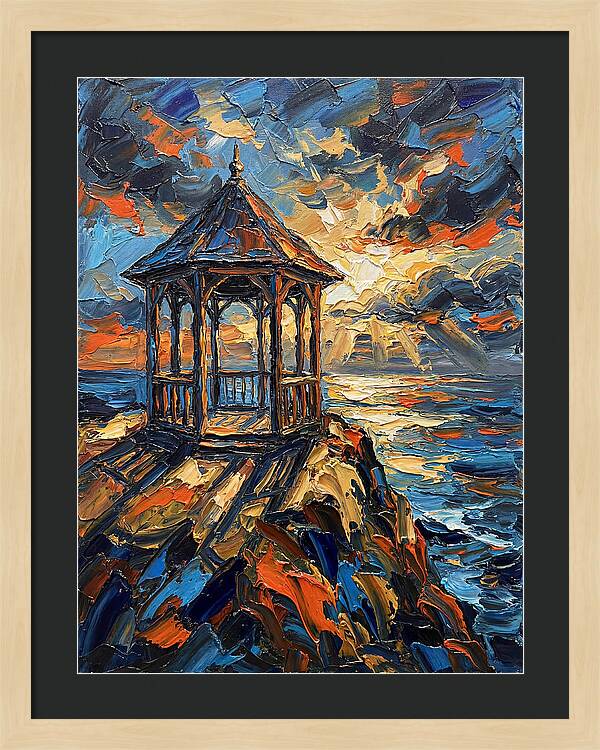 Gazebo Overlooking The Sea