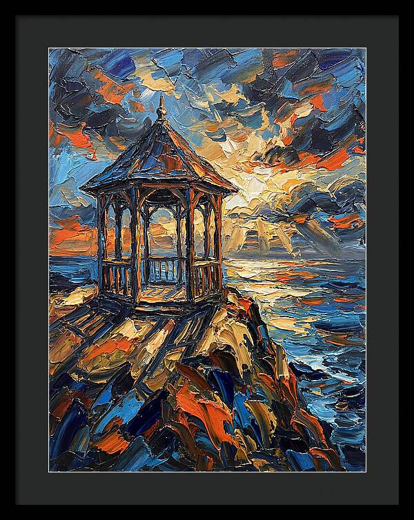 Gazebo Overlooking The Sea