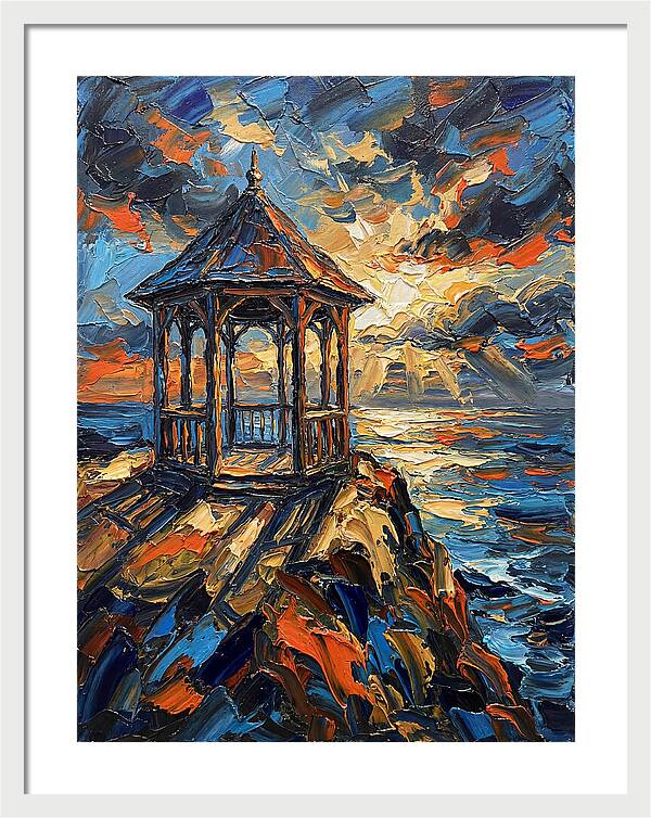 Gazebo Overlooking The Sea