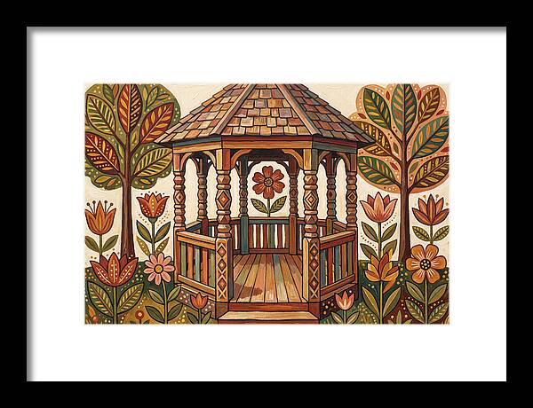 Gazebo Surrounded By Nature