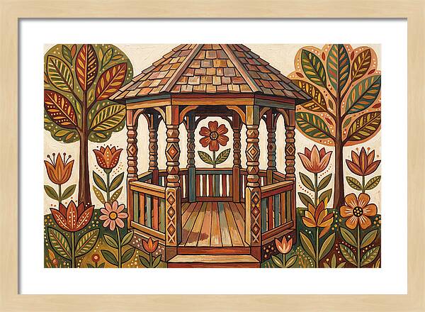 Gazebo Surrounded By Nature