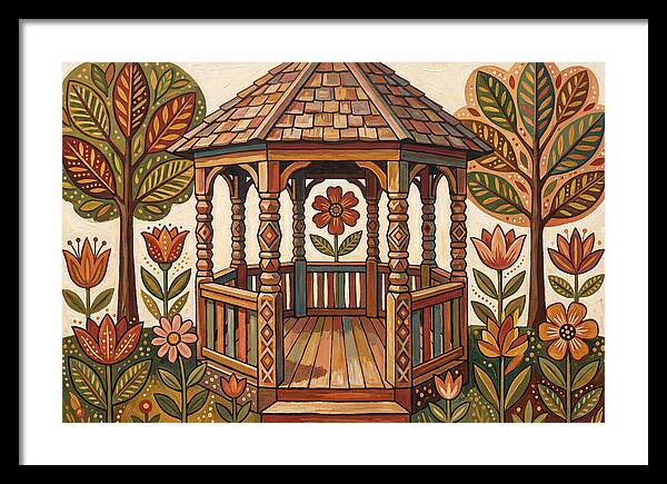 Gazebo Surrounded By Nature