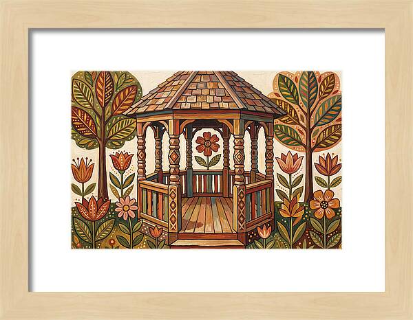 Gazebo Surrounded By Nature