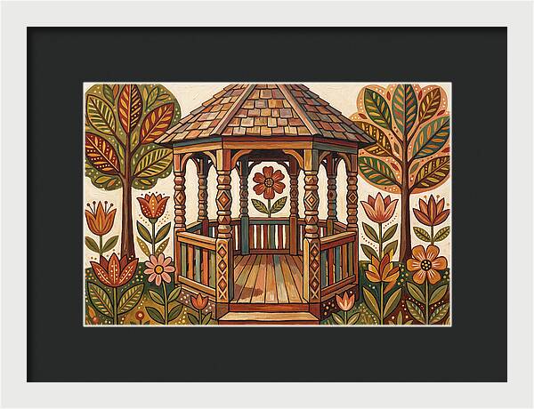 Gazebo Surrounded By Nature
