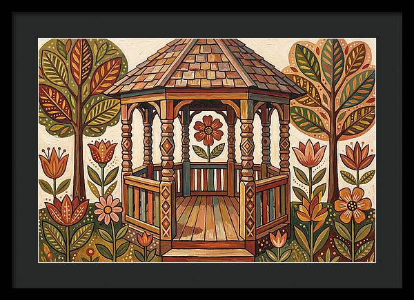 Gazebo Surrounded By Nature