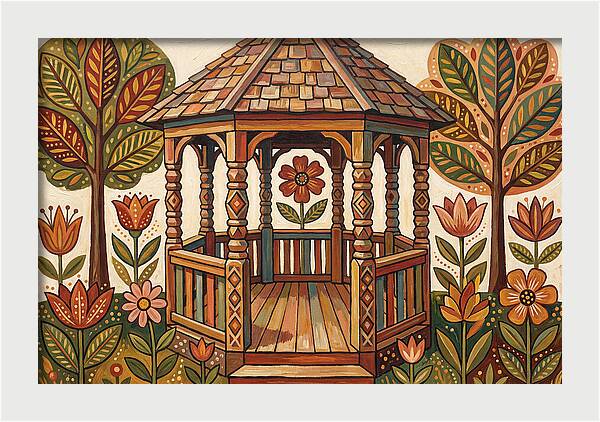 Gazebo Surrounded By Nature