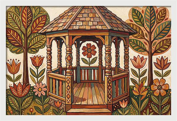 Gazebo Surrounded By Nature