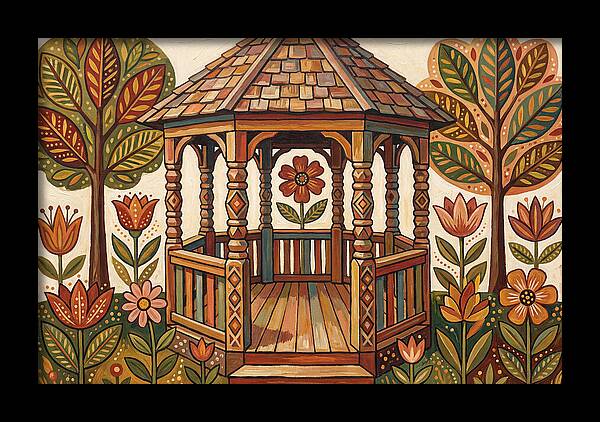 Gazebo Surrounded By Nature