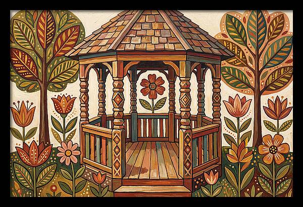 Gazebo Surrounded By Nature