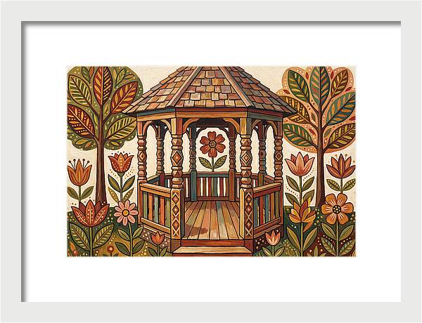 Gazebo Surrounded By Nature