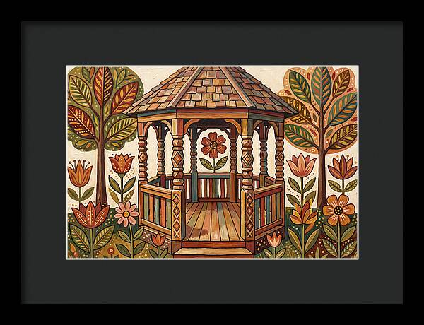 Gazebo Surrounded By Nature