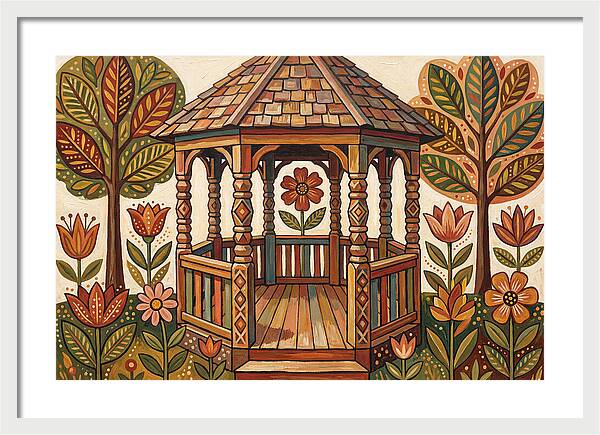Gazebo Surrounded By Nature