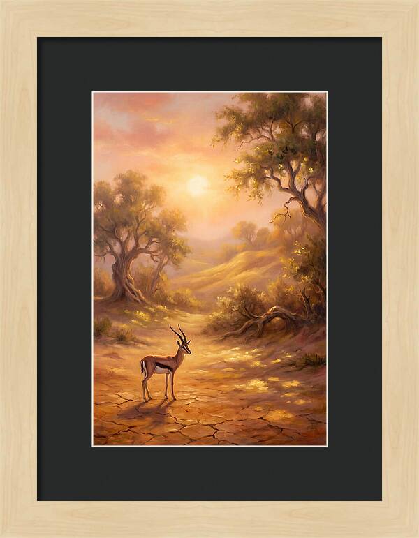 Gazelle At Dusk