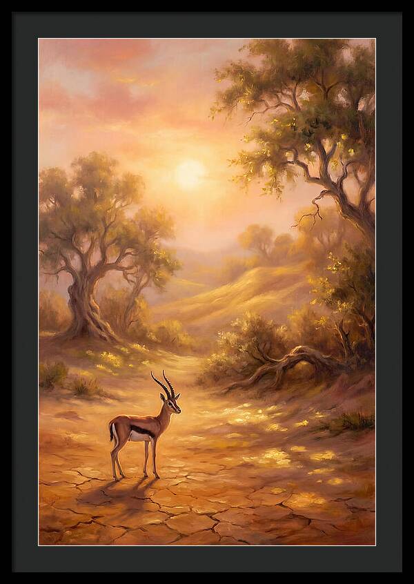 Gazelle At Dusk