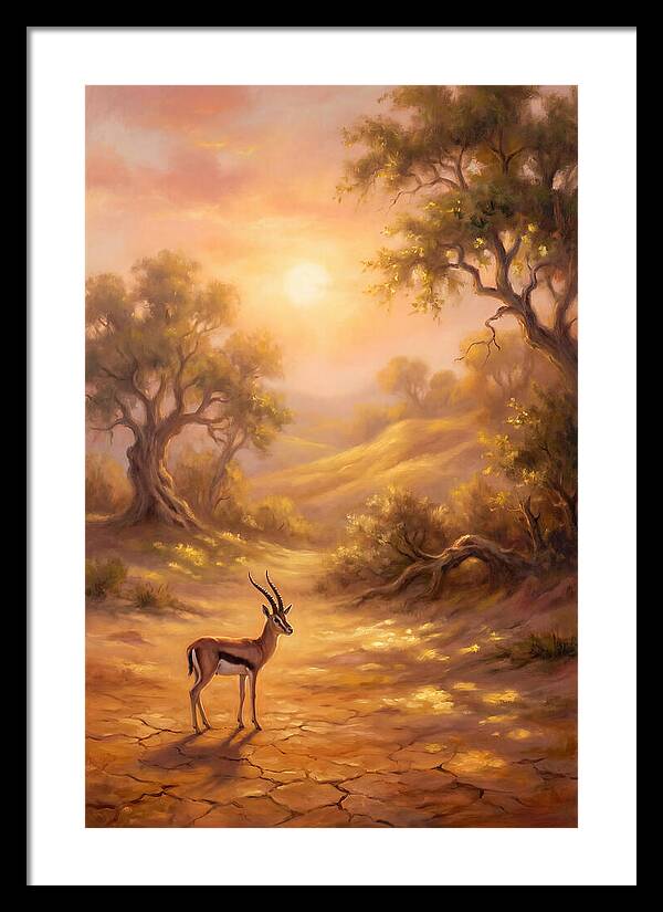 Gazelle At Dusk