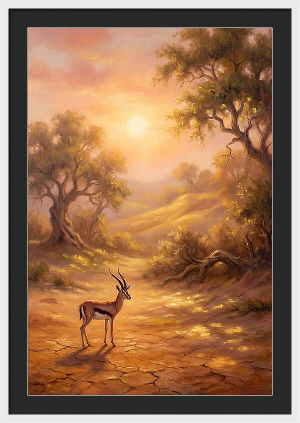 Gazelle At Dusk
