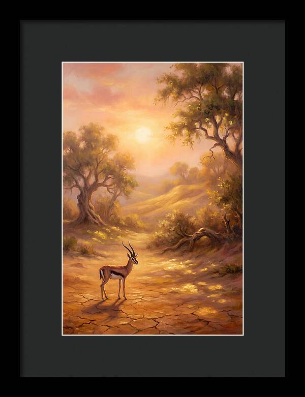 Gazelle At Dusk