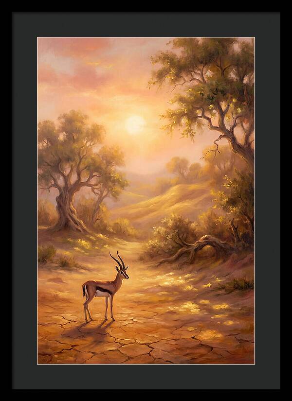 Gazelle At Dusk