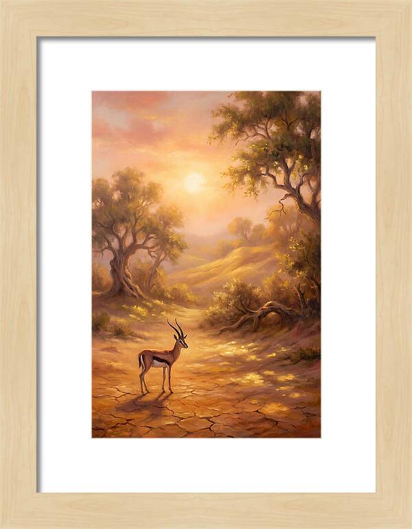 Gazelle At Dusk