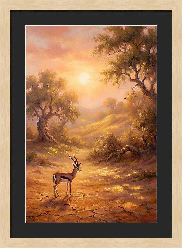 Gazelle At Dusk