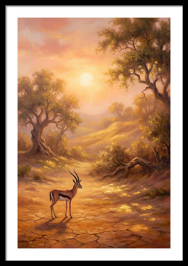 Gazelle At Dusk
