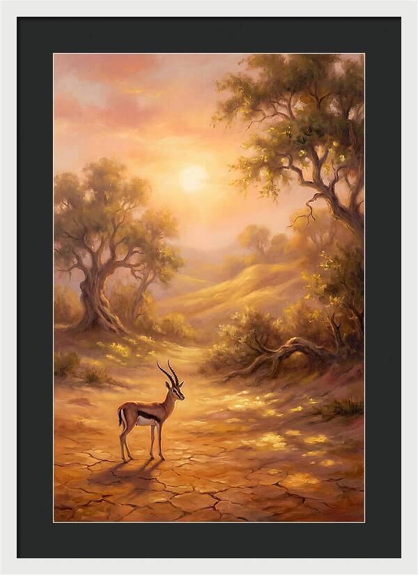 Gazelle At Dusk