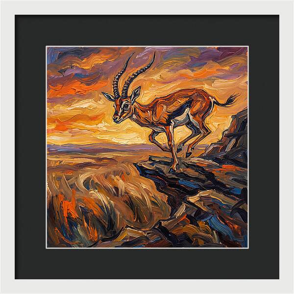 Gazelle On The Edge