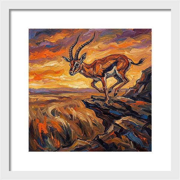 Gazelle On The Edge