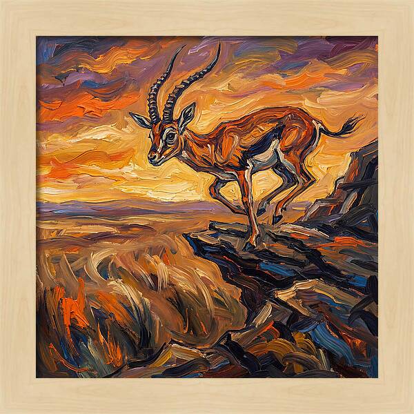 Gazelle On The Edge