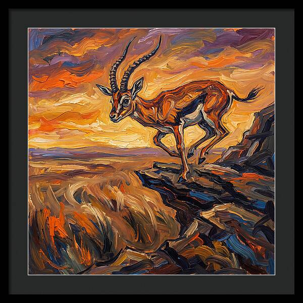 Gazelle On The Edge