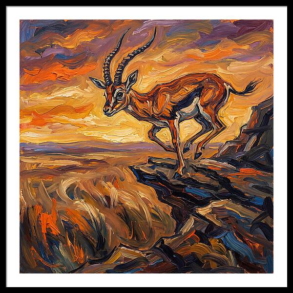 Gazelle On The Edge