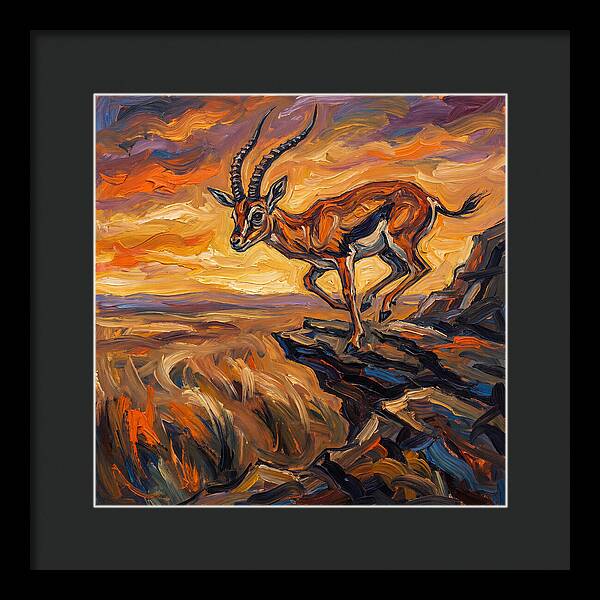 Gazelle On The Edge