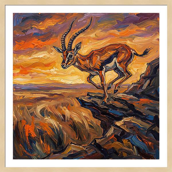 Gazelle On The Edge