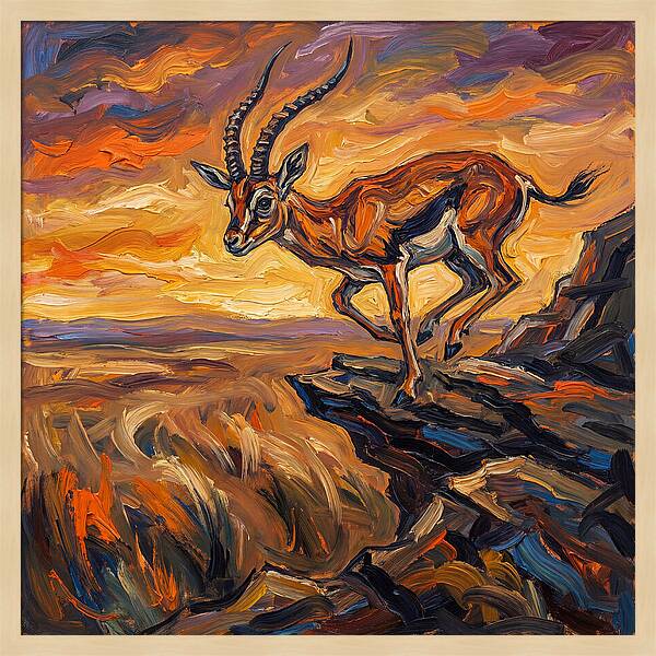 Gazelle On The Edge